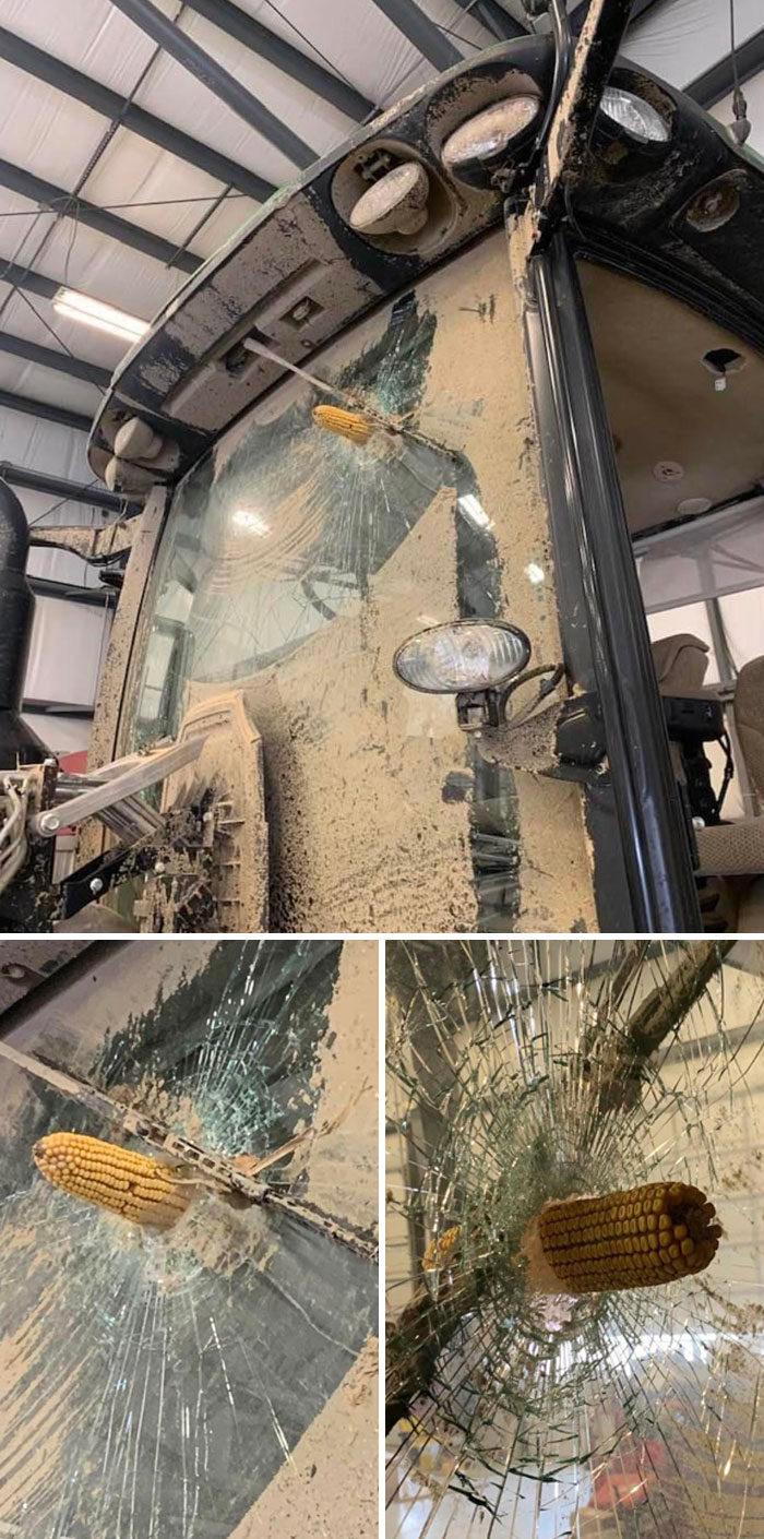 Trajeron una máquina a mi taller de John Deere para las reparaciones del tornado en Kentucky