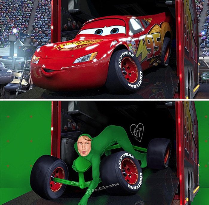 18 Behind-The-Scenes Pics Of Famous Scenes From Pop Culture Animations By Andhika Muksin (New Pics)