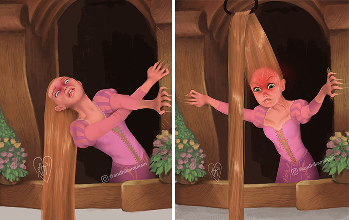 18 Behind-The-Scenes Pics Of Famous Scenes From Pop Culture Animations By Andhika Muksin (New Pics)