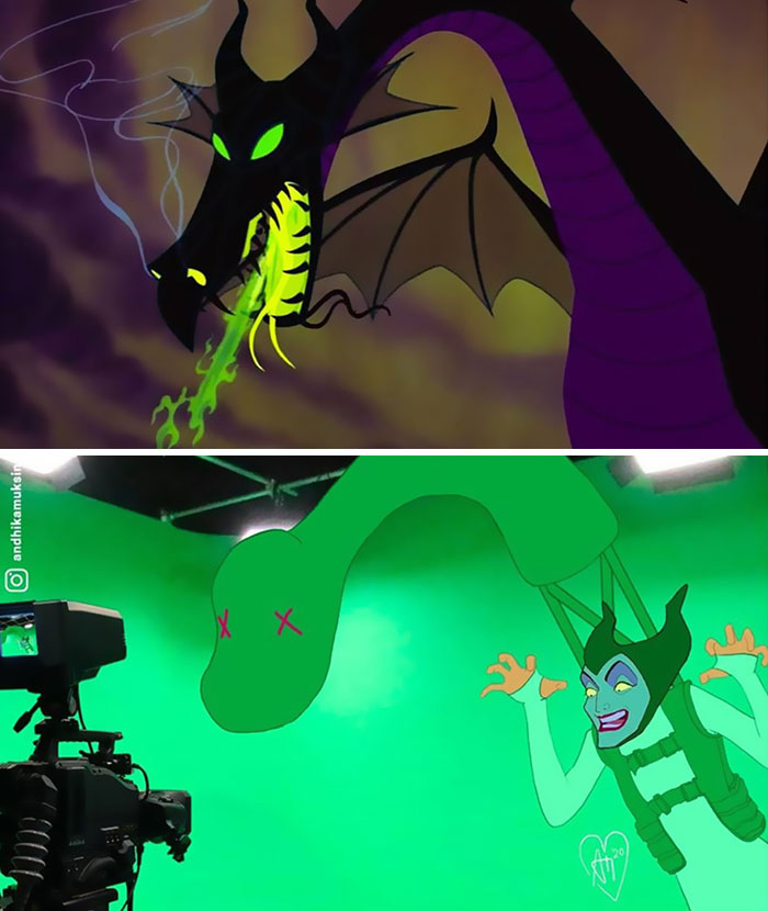 18 Behind-The-Scenes Pics Of Famous Scenes From Pop Culture Animations By Andhika Muksin (New Pics)