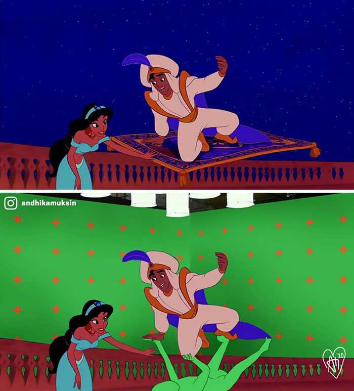 18 Behind-The-Scenes Pics Of Famous Scenes From Pop Culture Animations By Andhika Muksin (New Pics)