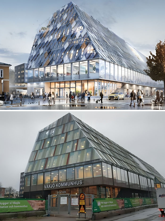 Nuevo edificio municipal en Växjö