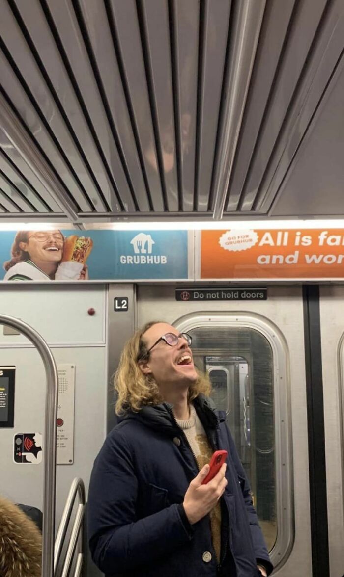 44 Times People Spotted Such Weird And Funny Things On The Subway, They Just Had To Share