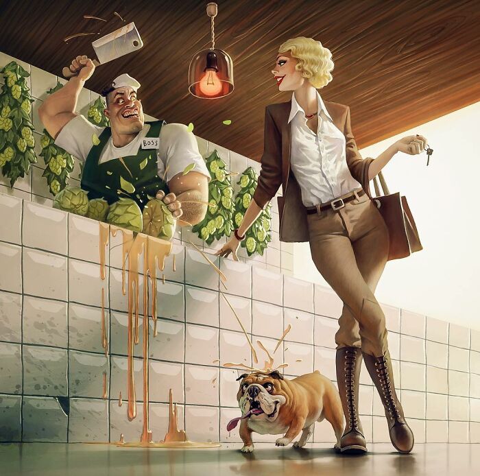Artist Continues To Create Controversial Illustrations Full Of Hidden Messages (29 New Pics)