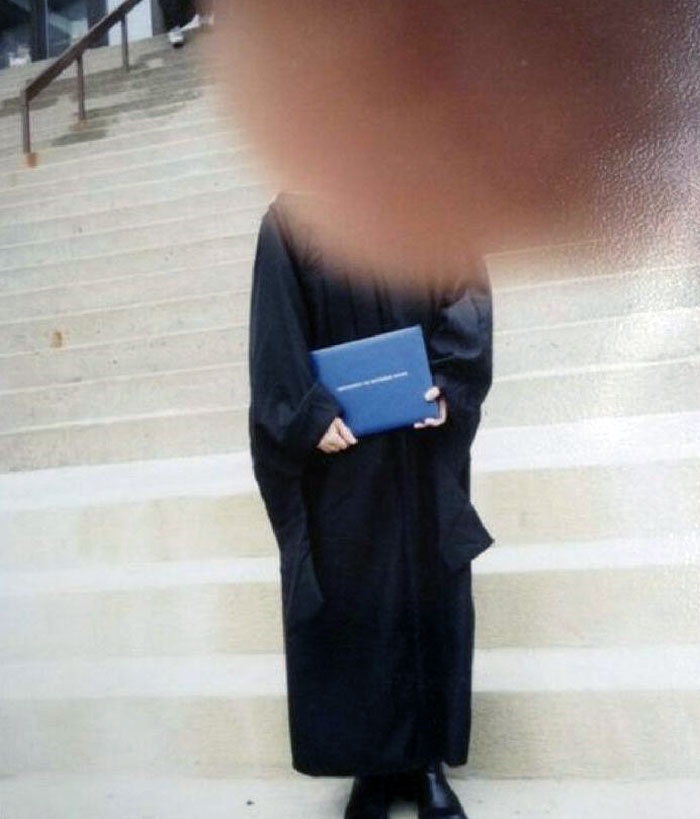 La única foto de mi graduación