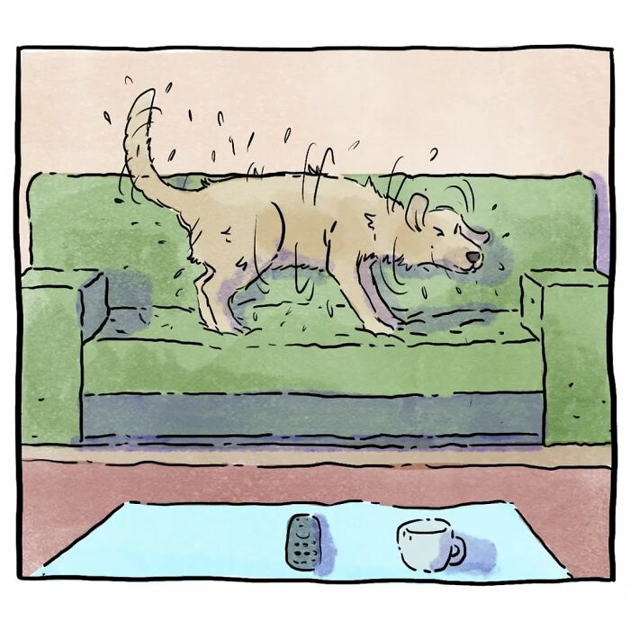 5 Emotivos cómics sobre la vida con un perro y un gato, por Ademar Vieira
