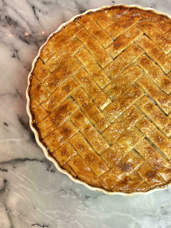 Tarta de manzana para celebrar 95 días de sobriedad