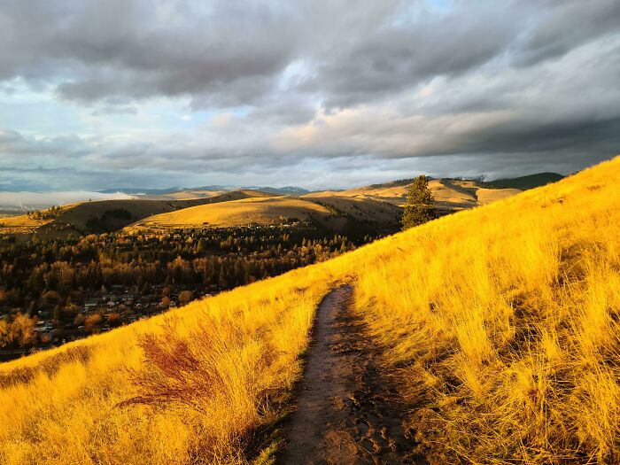 Hice esta foto en el solsticio de invierno, Missoula, Minesota