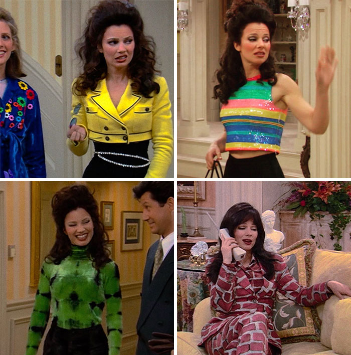 Atuendos ganadores del premio Emmy de Fran Drescher en 'The Nanny', 1993-1999