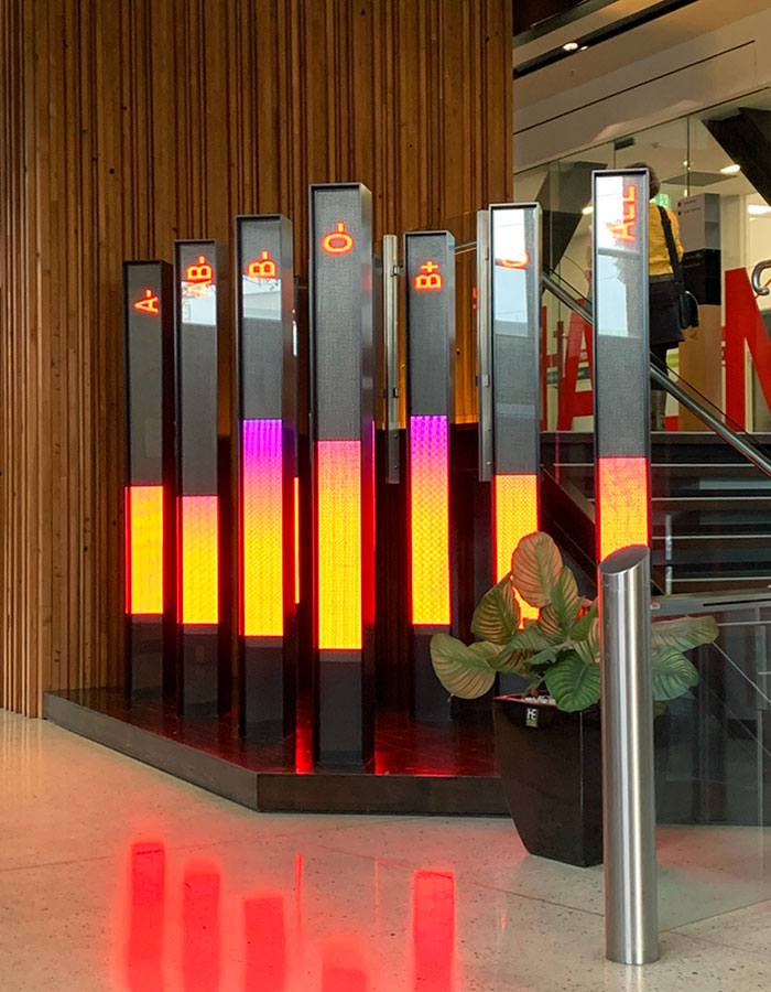Banco de sangre mostrando cuánta sangre tienen en cada momento