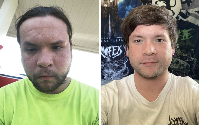 Transformación tras 2 años de sobriedad