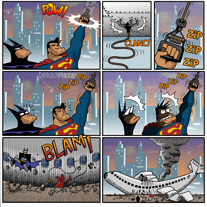 Funny Situations Superheroes Face When No One’s Watching In 26 New Comics By Dragonarte