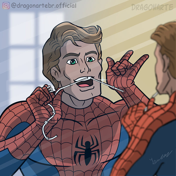 Funny Situations Superheroes Face When No One’s Watching In 26 New Comics By Dragonarte