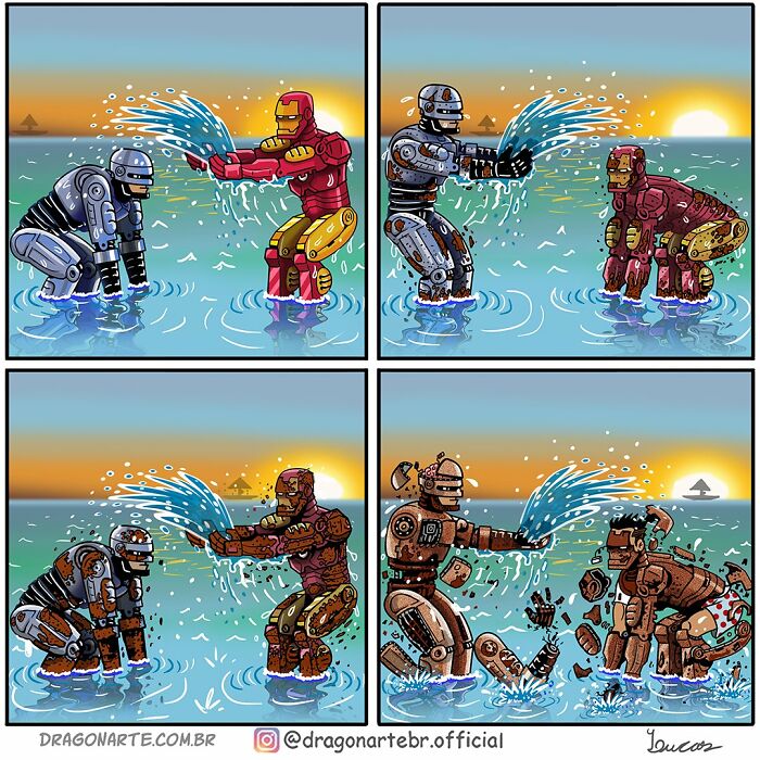Funny Situations Superheroes Face When No One’s Watching In 26 New Comics By Dragonarte