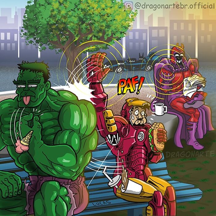Funny Situations Superheroes Face When No One’s Watching In 26 New Comics By Dragonarte
