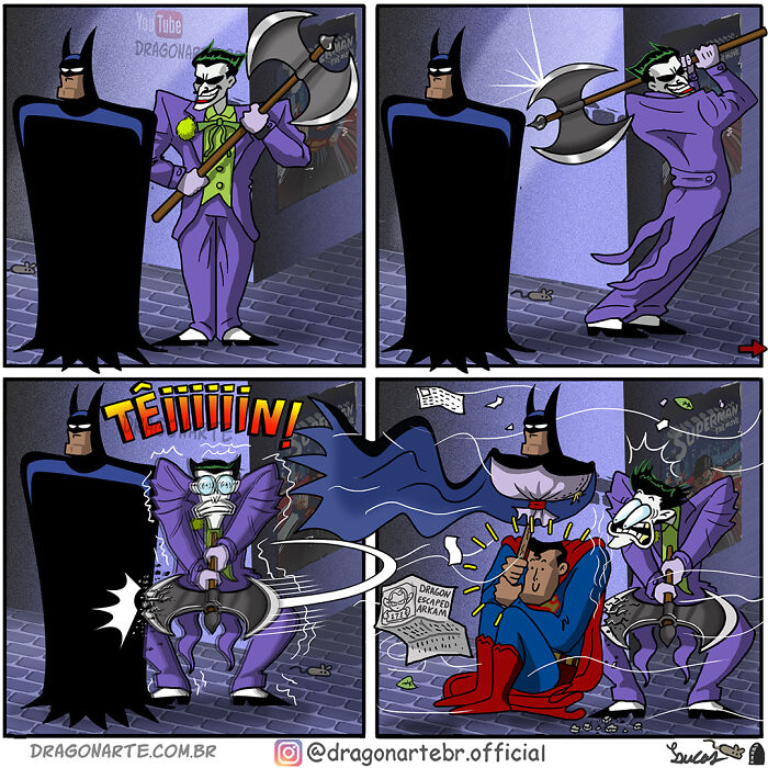 Funny Situations Superheroes Face When No One’s Watching In 26 New Comics By Dragonarte
