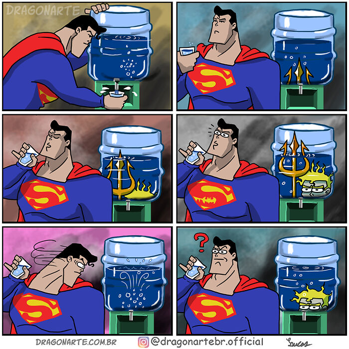 Funny Situations Superheroes Face When No One’s Watching In 26 New Comics By Dragonarte