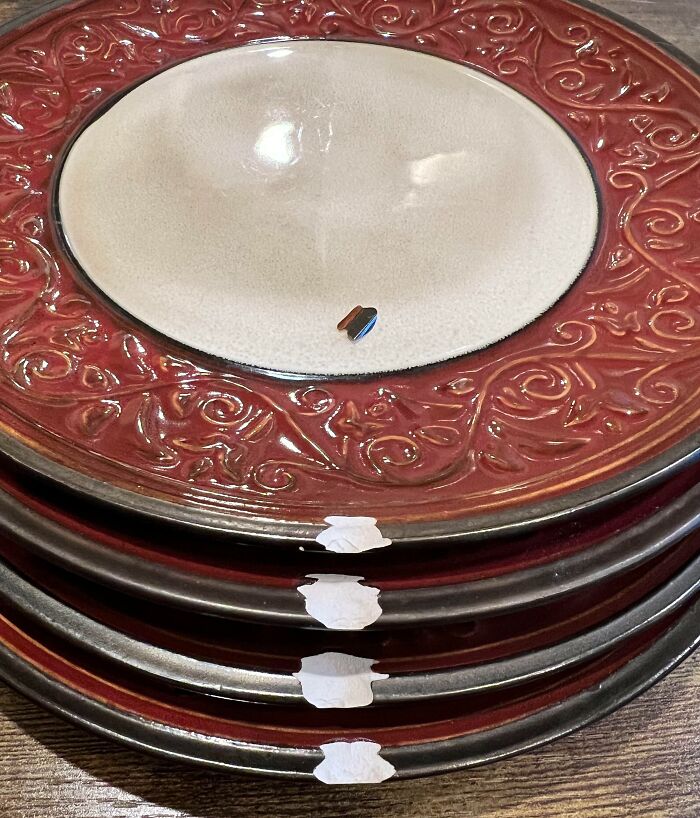 Siempre se nos rompen los platos por el mismo sitio