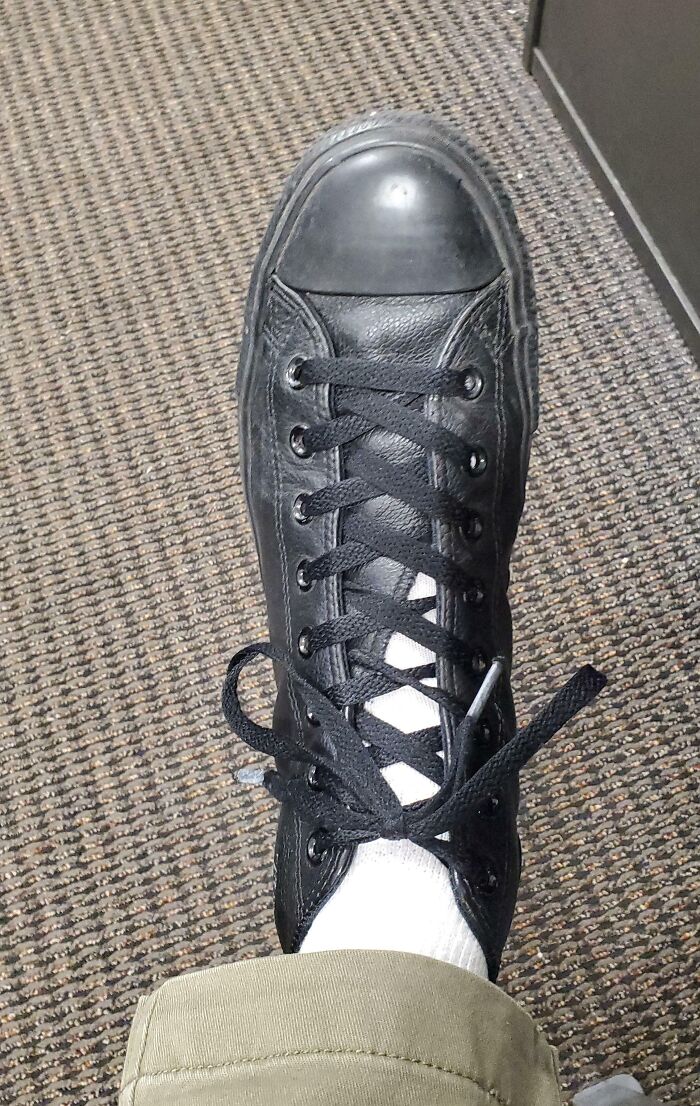 Esto pasa mucho cuando llevas Converse