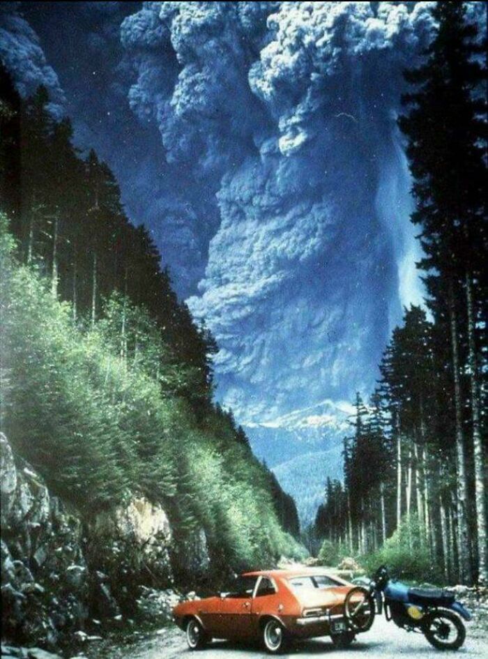 Erupción del monte Santa Helena en 1980