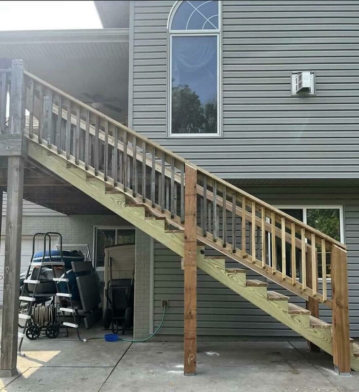 Las escaleras que han construido