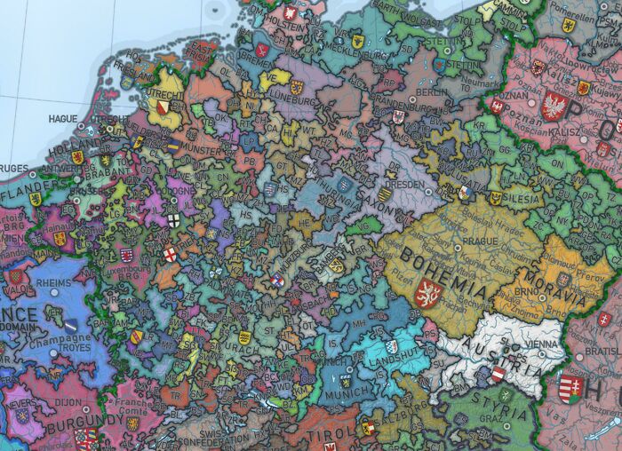 Europa se veía así antes de unificarse
