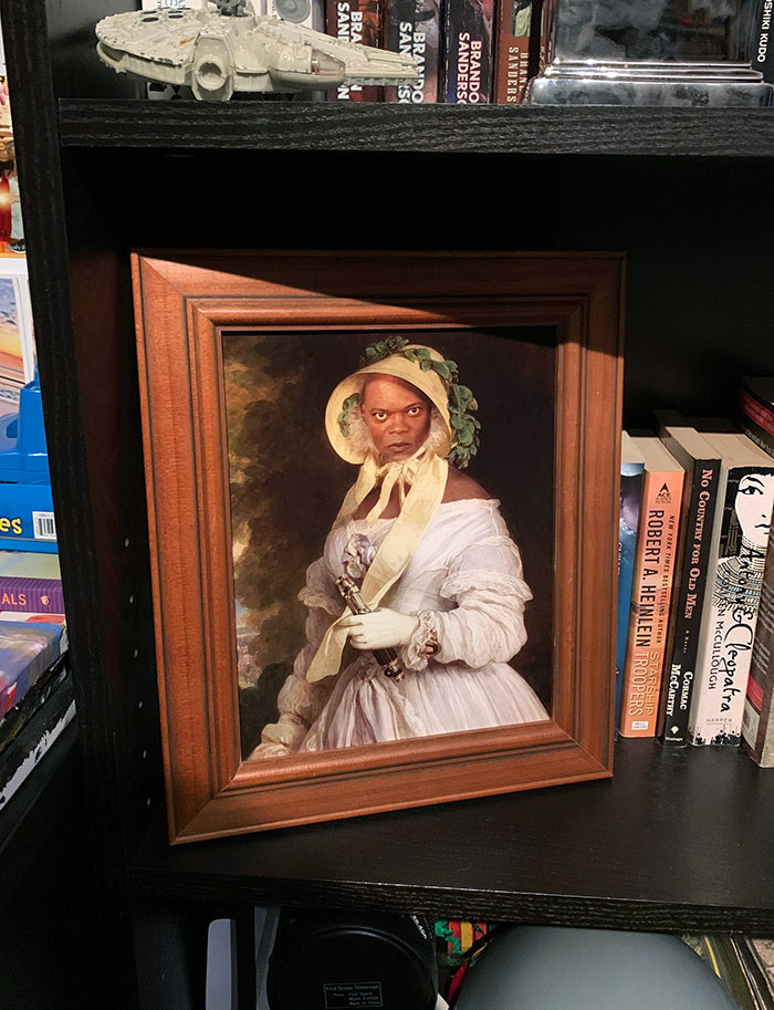 He cambiado una foto de casa para poner otra que he fotoshopeado para darle una sorpresa a mi mujer