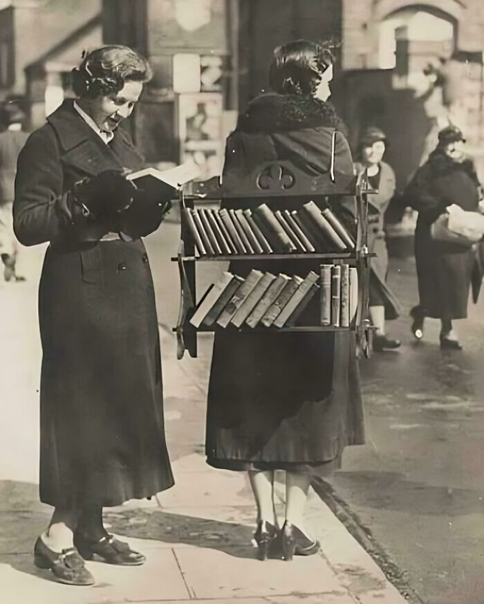 Alquiler de libros en esta biblioteca andante