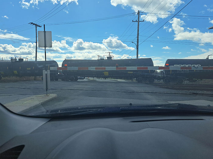 Llevo 40 minutos aquí esperando que el tren se mueva