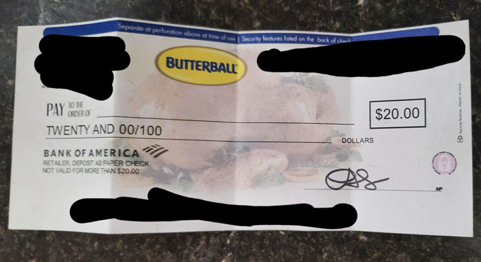 Mi padre lleva 20 años trabajando en la compañía, y lo único que le han dado por Navidad es un bono de descuento para comprar pavo congelado