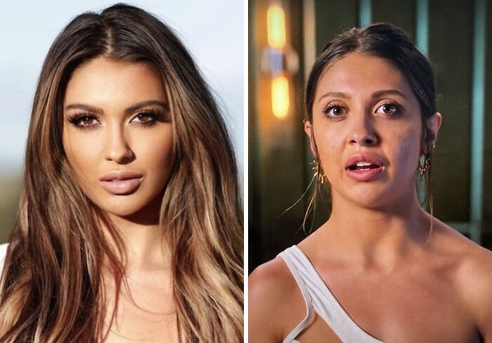 Cuando una influencer sale en la tele y no se puede ocultar tras filtros