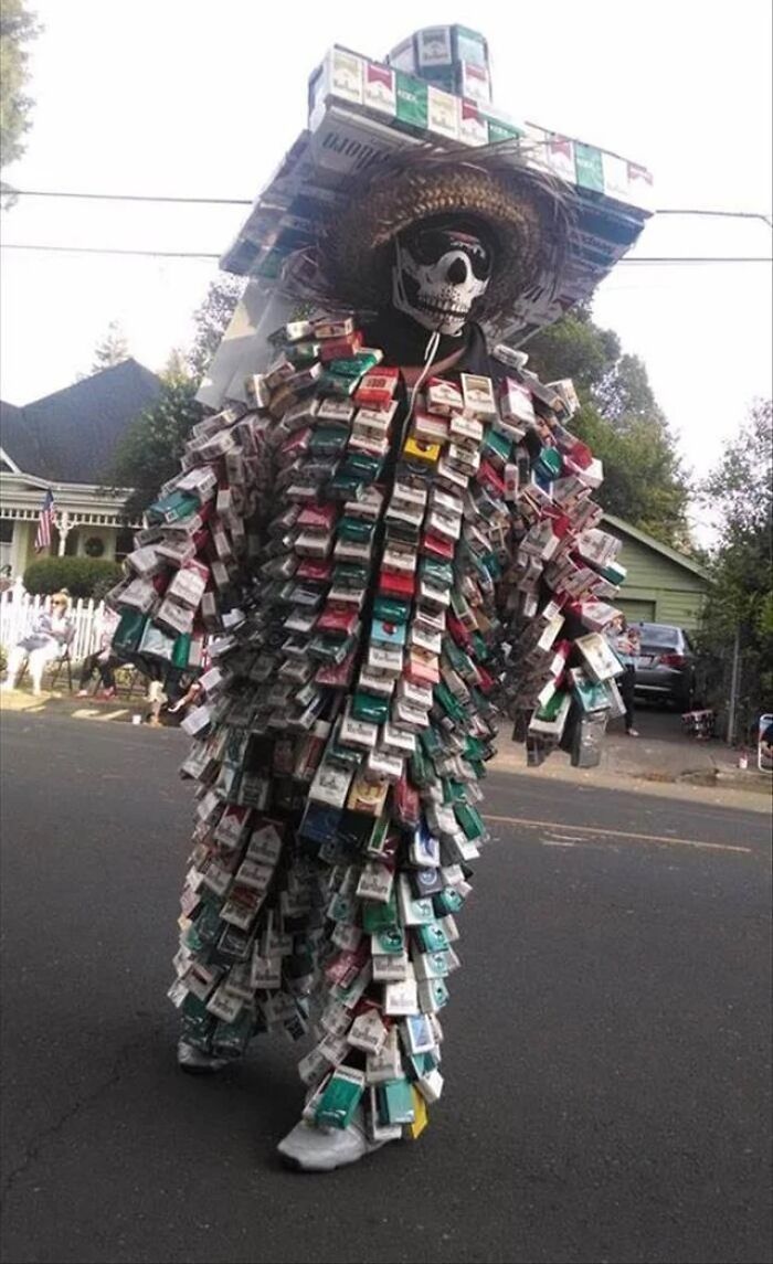 Este disfraz del Día de los muertos