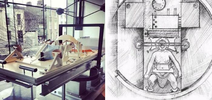 Máquina patentada en 1965, para dar a luz a un bebé centrifugando a la madre