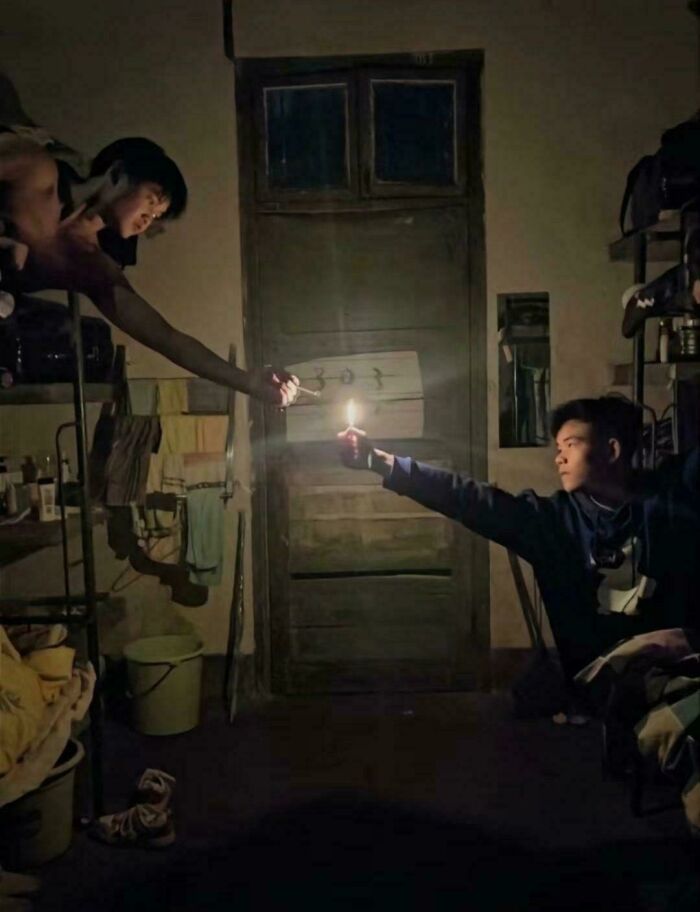 Pidiendo fuego