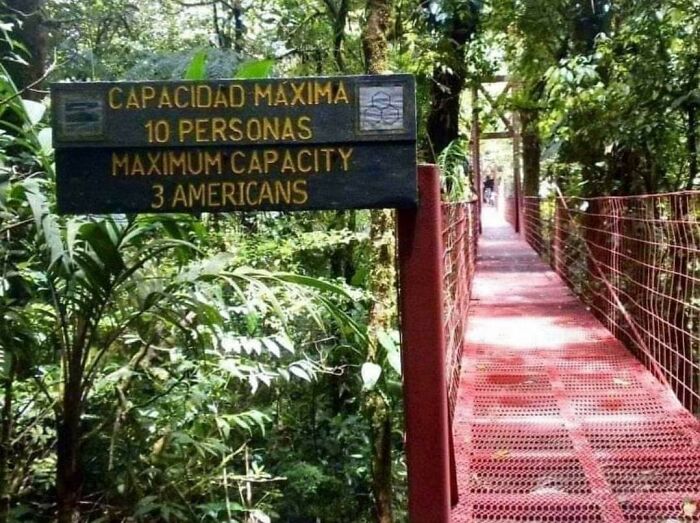 Capacidad máxima... 3 estadounidenses