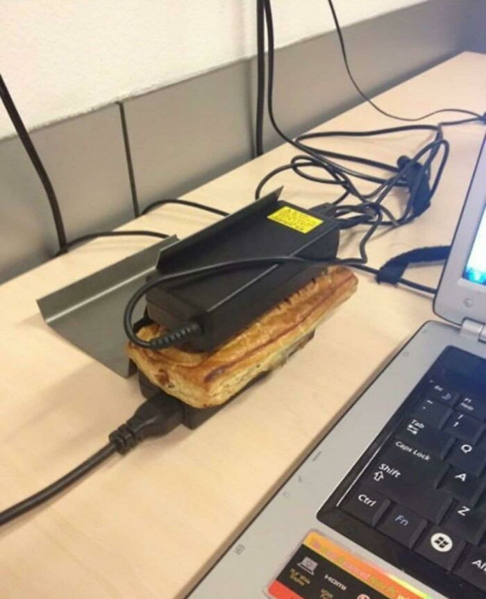 Cargadores de portátil para calentar la comida