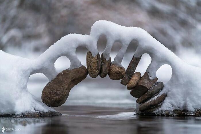 La nieve ha conseguido quedarse así