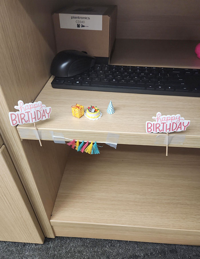 Les pedí que no me decoraran mucho la mesa