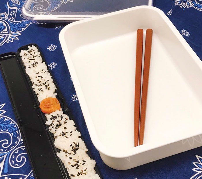 Caja bento de un marido japonés al día siguiente de pelearse con su esposa