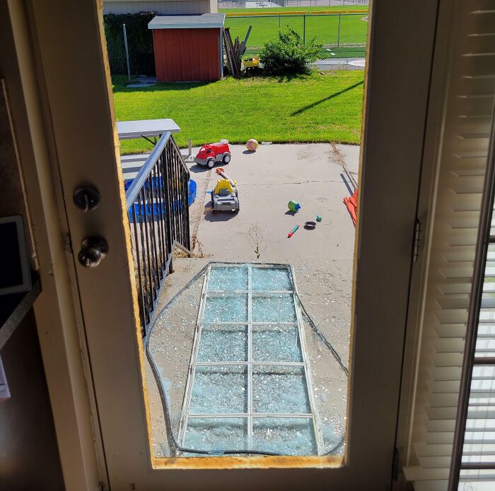 Solo quería limpiar la ventana