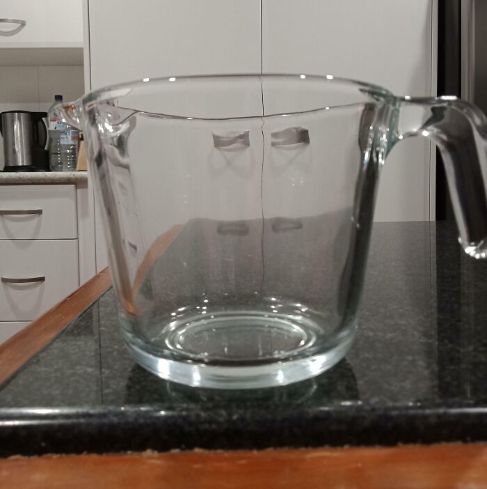 Lavé mi taza medidora y se borraron todas las rayas y nºs