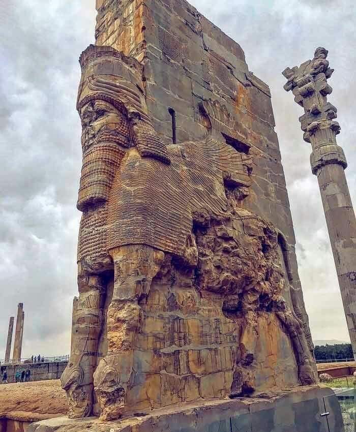 Persépolis, Irán, fue fundada por Darío I hacia el 518 a.C. como capital ceremonial
