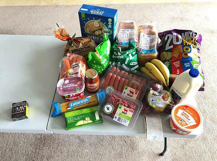 Esta es la cantidad de comida que puedes conseguir por el precio de un paquete de cigarrillos en Australia