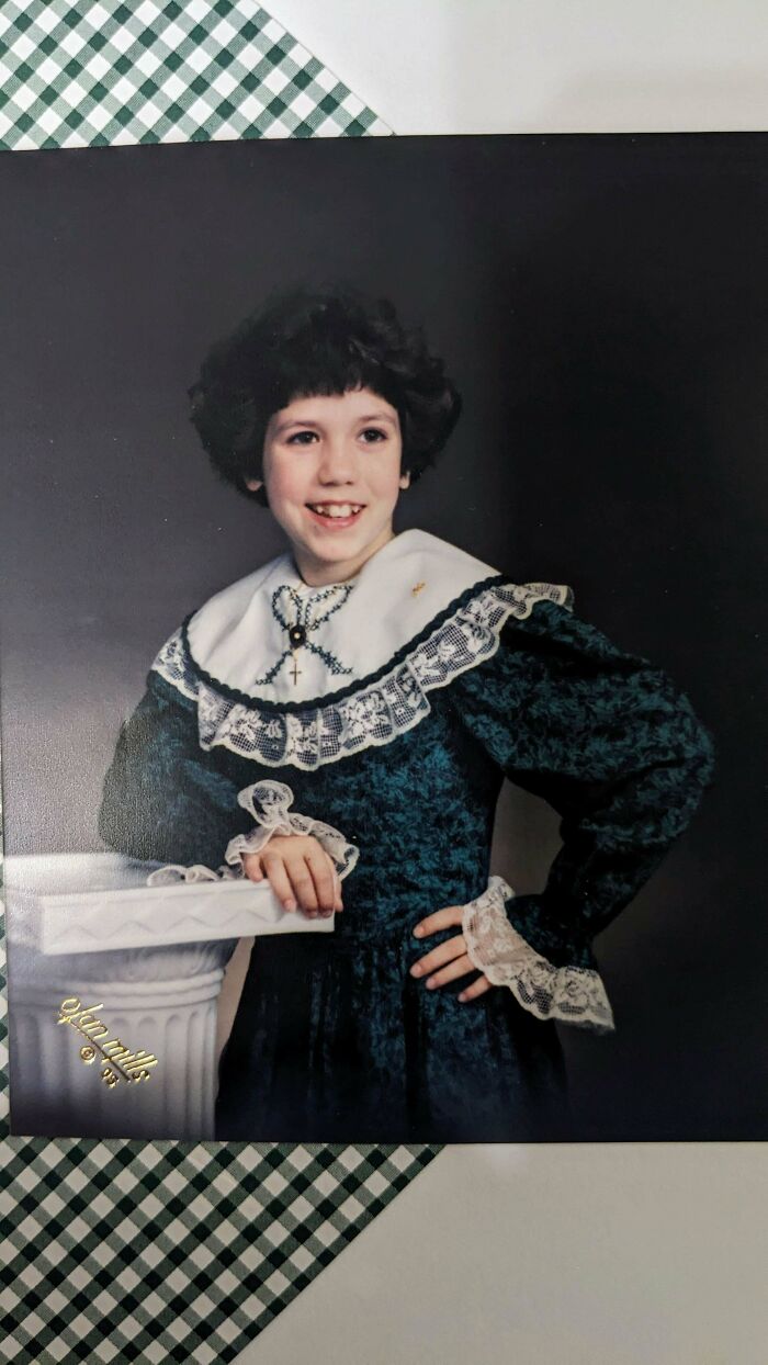 Mi abuelo le enseñó esta foto de 1995-97 a mi novia la noche antes de casarnos