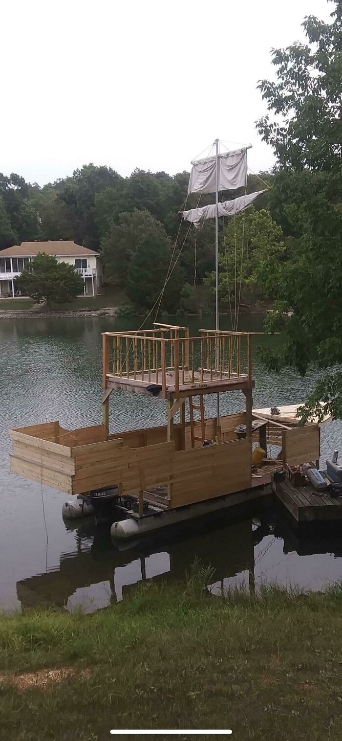 Mi barco pirata chapucero
