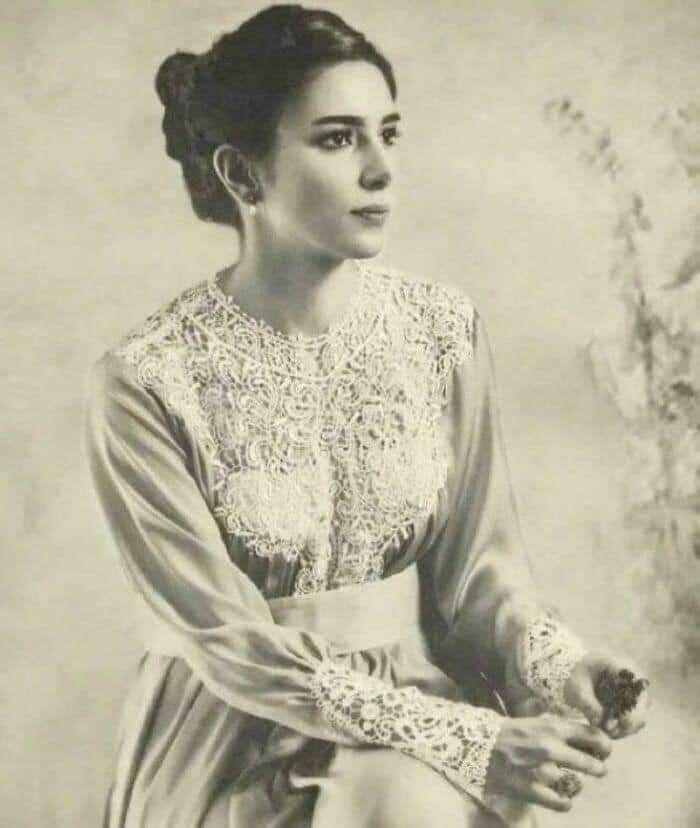 Una dama de la alta sociedad. Imperio Otomano, 1900