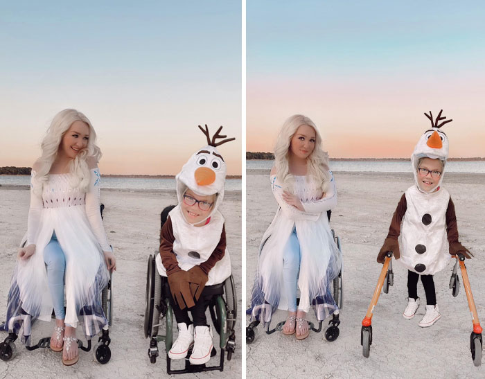 Elsa y Olaf