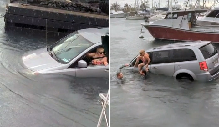 Estos turistas en Hawai giraron donde no debían