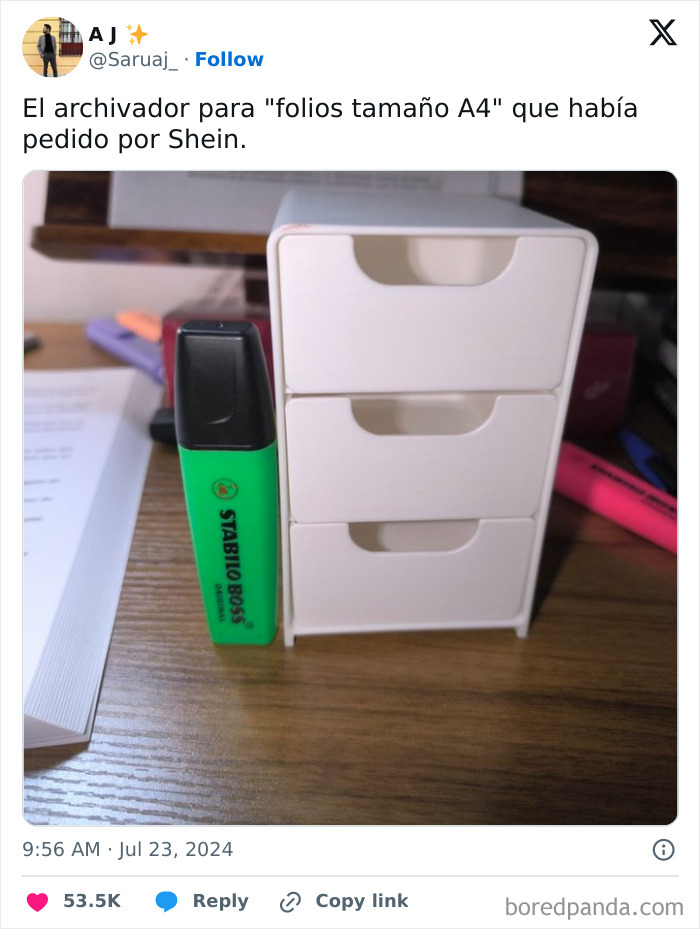 A4 si lo doblas mucho
