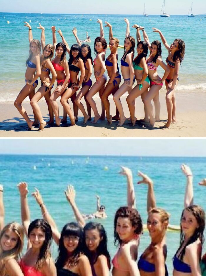 Ese tipo del fondo se ha colado en la foto